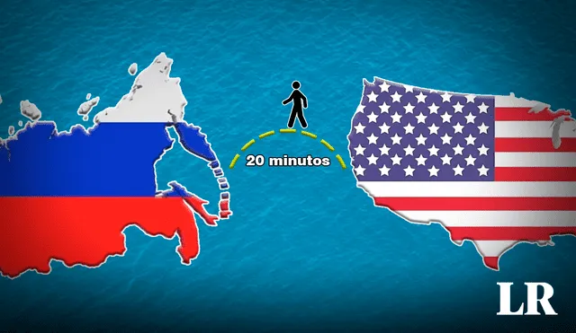 La diferencia de 21 horas, pese a la corta distancia, se debe a la línea internacional de cambio de huso horario, que corre cerca del meridiano 180º y divide los dos países. Foto: composición LR/Freepik