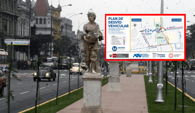 Continúan las obras de la Línea 2 del Metro de Lima y con ello se conocerán los nuevos planes de desvío. Foto: Andina/MTC