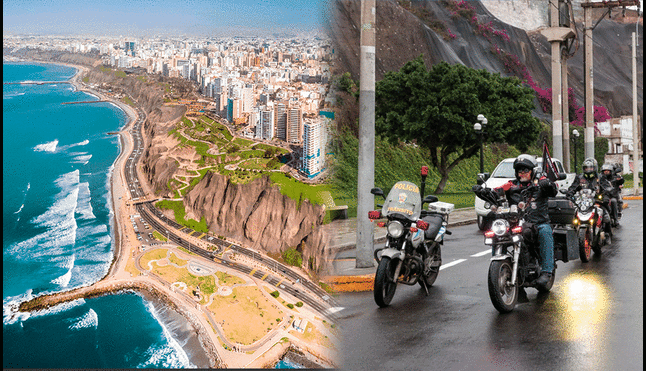 La Municipalidad de Lima inició el plan piloto para el tránsito de motos en la Costa Verde. Foto: composición LR/Andina.