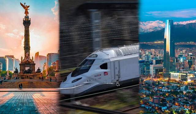 Países como México y Chile ya desarrollan proyectos de trenes de alta velocidad. Foto: composición LR / Hotel Geneve / AFP / Chile Travel