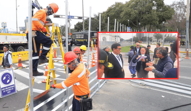 Obras se paralizaron por disposición de la Municipalidad de Lima. Foto: Composición LR/Difusión