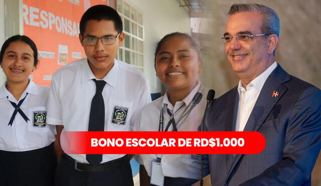 El Ministerio de Educación de la República Dominicana se alista para un nuevo pago del Bono Escolar 2024. Foto: composición LR de Fabrizio Oviedo/Presidencia de República Dominicana