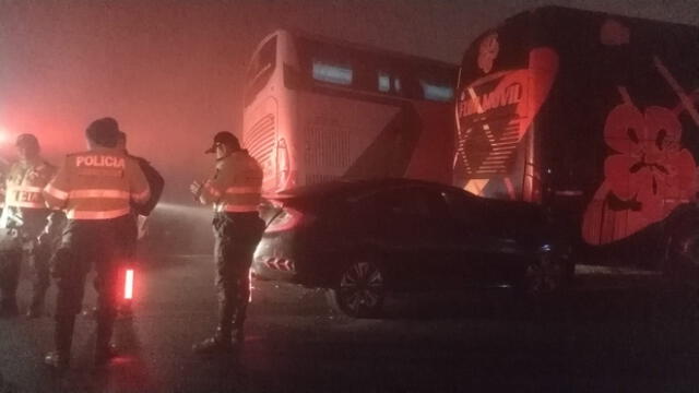 Accidente de ayer en la Panamericana Norte involucró a 4 vehículos. El 20 de mayo ocurrió un hecho similar. Difusión