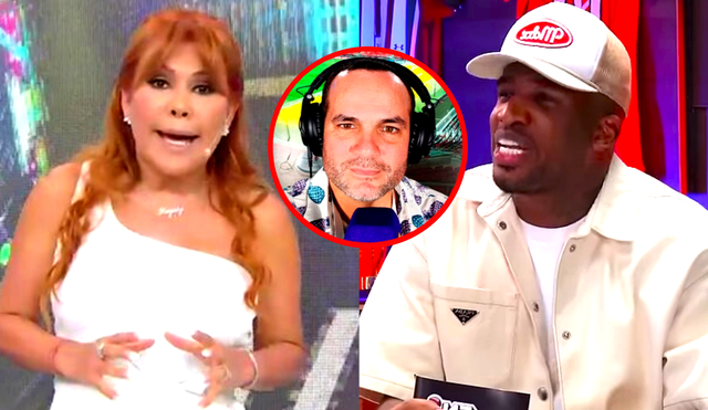 Magaly Medina mostró su apoyo 'Coki' Gonzales, quien desmintió a Jefferson Farfán. Foto: composición LR/ATV/YouTube/Enfocados/Instagram/'Coki' Gonzales