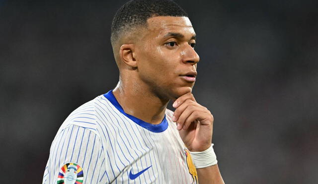 Kylian Mbappé no pudo convertir en las definiciones de mata-mata en la Eurocopa 2024. Foto: AFP