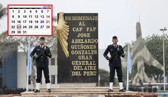 Además de los tradicionales feriados por Fiestas Patrias, habrá otro en reconocimiento a la Fuerza Aérea del Perú. Foto: composición LR/Andina