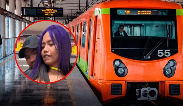 La influencer Luna Bella atraviesa una oleada de críticas tras publicar un video en el que mantiene relaciones sexuales en un vagón del metro. Foto: Excelsior / X