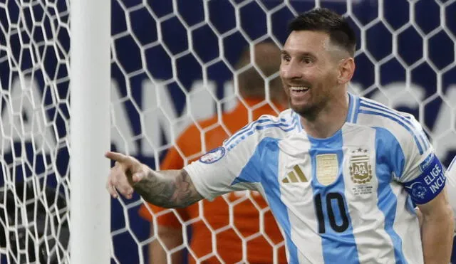 Lionel Messi convirtió en la victoria de Argentina sobre Canadá. Foto: AFP