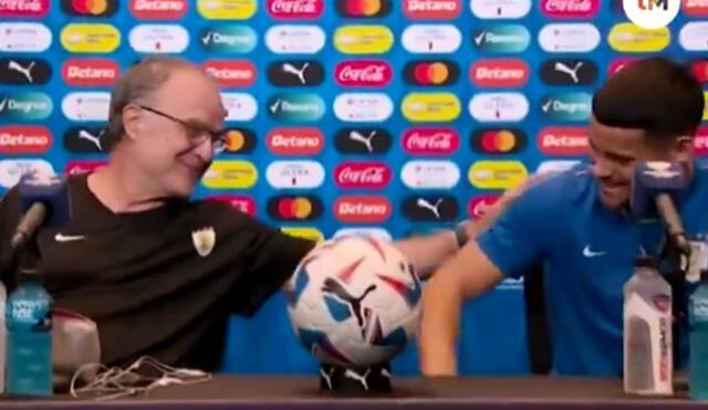 Marcelo Bielsa ha hecho jugar a Maximiliano Araujo en todos los partidos de esta Copa América 2024. Foto: captura de Conmebol