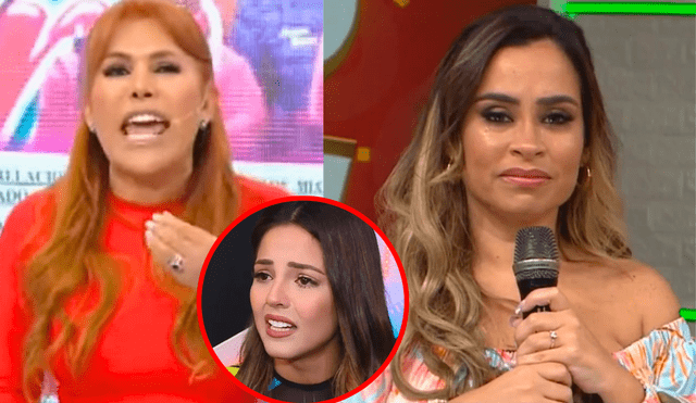 Luciana Fuster criticó duramente al programa de Ethel Pozo por "difundir información falsa". Foto: Composición LR/Captura ATV/Captura América TV