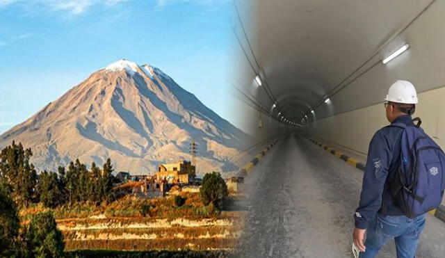 Arequipa. El volcán Misti alberga una gran infraestructura hidraúlica. Foto: composición LR/El Pepe/JetSmart