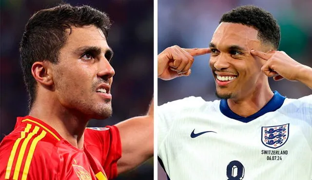 España vs. Inglaterra se jugará a partir de las 2.00 p. m. Foto: composición LR/Instagram/España/Inglaterra