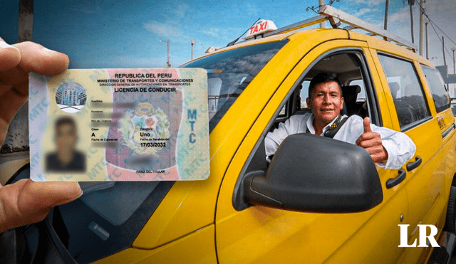 Para poder operar como taxista, necesitas obtener una licencia de conducir de categoría A-IIa. Foto: composición LR/Andina