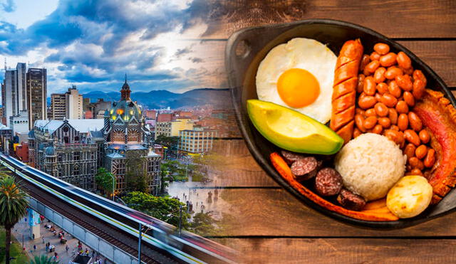 Medellín está mejor referenciado como una de las ciudades con mejores platillos culinarios, superando a Buenos Aires y Ciudad de México. Foto: composición LR