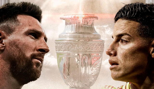 Lionel Messi y James Rodríguez se verán las caras en el Argentina vs. Colombia por la Copa América. Foto: X/Invictus