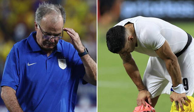 Marcelo Bielsa dirige a la selección de Uruguay desde mayo del 2023. Foto: composición LR/AFP