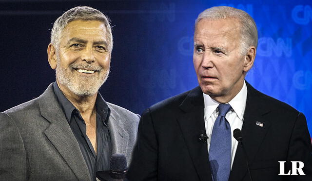 George Clooney y Michael Douglas instan a Joe Biden a retirarse de la carrera presidencial, citando preocupaciones sobre su edad y capacidad para ganar contra Donald Trump. Foto: composición LR/AFP
