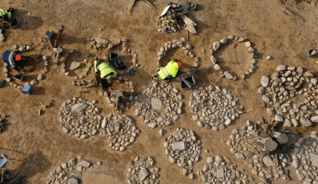 Desenterraron tumbas de 41 círculos de piedras. Foto: Historical Museum