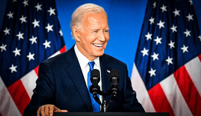 Desde la Casa Blanca, Joe Biden anunció que continuará como candidato por el Partido Demócrata en las Elecciones de Estados Unidos. Foto: AFP