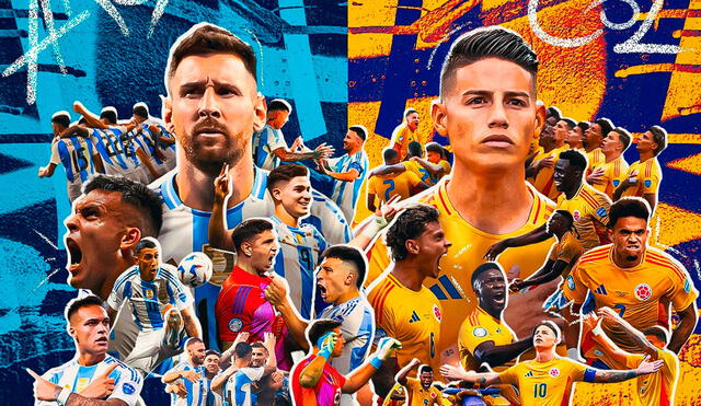 Argentina y Colombia se verán las caras en el Hard Rock Stadium por la final de la Copa América. Foto: Conmebol