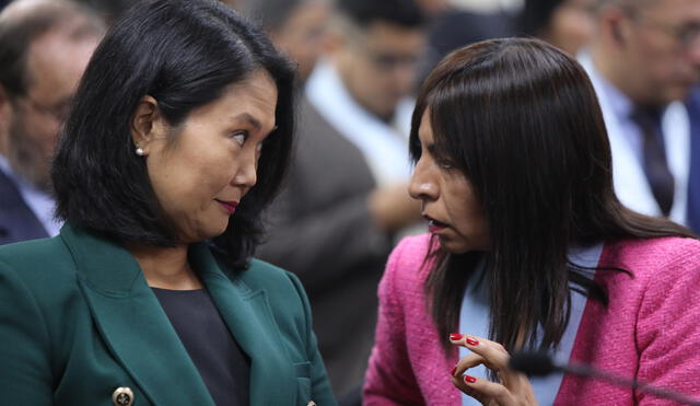 Keiko Fujimori y Giulliana Loza