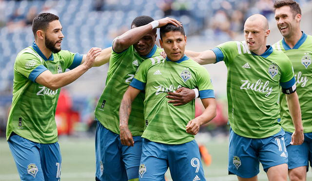 Raúl Ruidíaz y Seattle Sounders tiene un contrato vigente hasta los próximos 6 meses. Foto: AFP