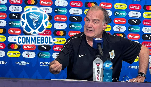 Marcelo Bielsa exigió que la Conmebol pida disculpas por la bajísima organización de la Copa América 2024. Foto: composición LR/DSports