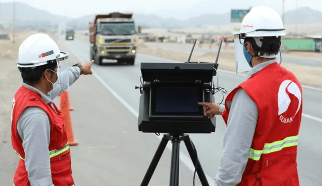 Inspectores estarán revisando la velocidad de los vehículos durante la semana de Fiestas Patrias. Foto: Sutran