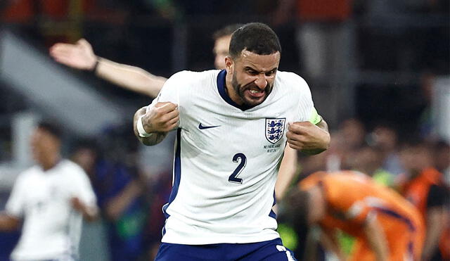 Kyle Walker es jugador de la selección inglesa y del Manchester City. Foto: AFP