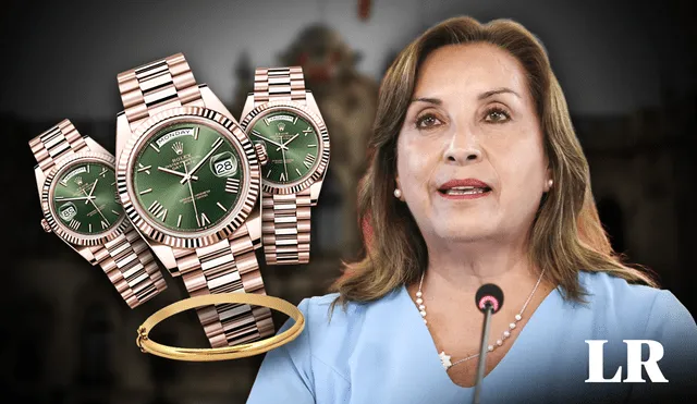Ratifican incautación de relojes Rolex y pulsera “Bangle” a Dina Boluarte