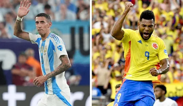 Por Copa América, Argentina y Colombia jugaron por última vez en semifinales de la edición 2021. Foto: composición de LR/AFA/FCF