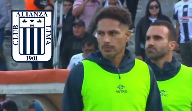 Paolo Guerrero no sumó minutos ante Alianza Lima pese a que estaba convocado. Foto: captura de L1 Max