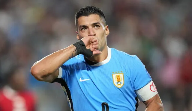 Luis Suárez anotó un gol agónico que permitió que Uruguay llegue a los penales, donde venció a Canadá. Foto: AFP