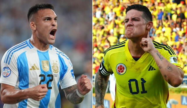 Argentina y Colombia se han enfrentado 14 veces en la Copa América. Foto: Composición/Difusión