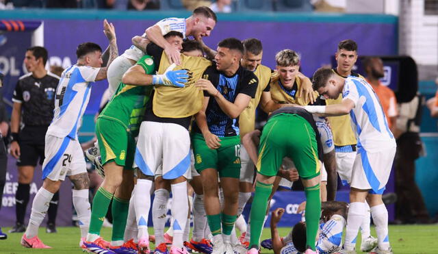 Argentina ganó la Copa América 2024 tras derrotar a Colombia por 1-0 en el segundo tiempo extra. Foto: AFP