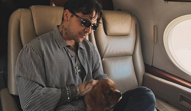 Christian Nodal presumió a su nueva mascota y a la gente no le pareció que a su hija Inti no le dedique ni un solo post en su cuenta de Instagram. Foto: Instagram/ Christian Nodal