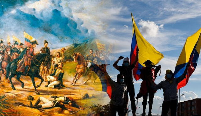 Colombia es uno de los cuatro países sudamericanos que celebran su independencia en el mes de julio. Foto: composiciónLR   