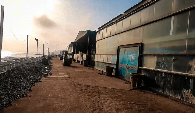 El boulevard abandonado de Barranco contaba con restaurantes de lujo. Foto: YouTube