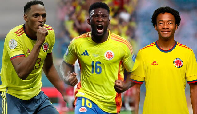 Los jugadores de la Selección Colombia, Yerry Mina, Juan Guillermo Cuadrado y Jefferson Lerma, lanzan Guatapé Plaza, un centro comercial y deportivo en Antioquia. Foto: composición LR