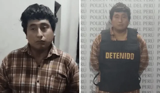 Sujeto fue intervenido por agentes de la PNP. Foto: Captura America Noticias