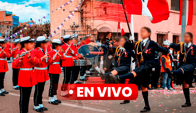 Desfile por fiestas patrias. Foto: Composición LR