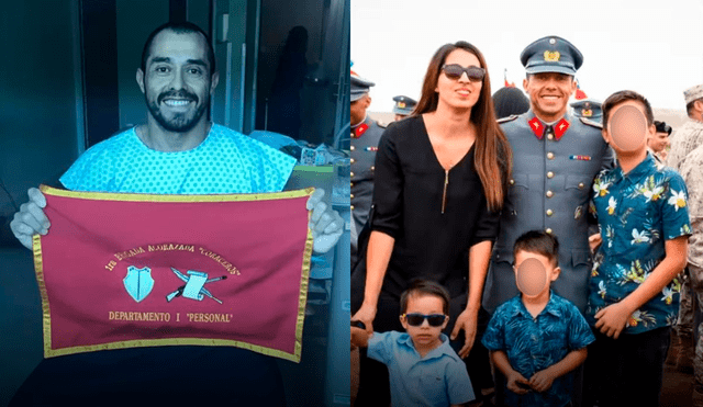 El militar chileno Manuel Norambuena Morales logró despedirse de su familia antes de morir. Foto: Facebook