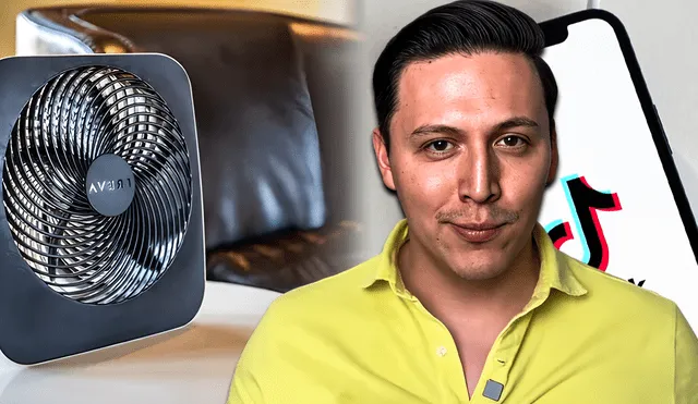 A través de su cuenta de Tiktok, el arquitecto Leonardo Rogel, compartió un método similar al de los ventiladores con depósito de agua. Foto: Composición LR | Tiktok | Metricool