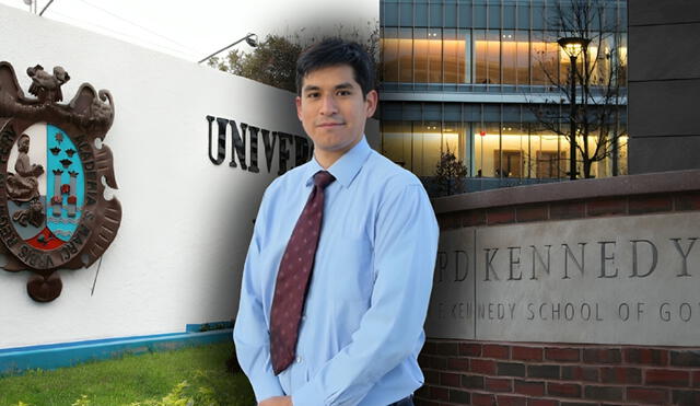 Carrasco expresa su deseo por el que los jóvenes de hoy en día lo vean como un ejemplo y puedan buscar la forma de prepararse y estudiar fuera del país. Foto: composición LR / UNMSM / Harvard