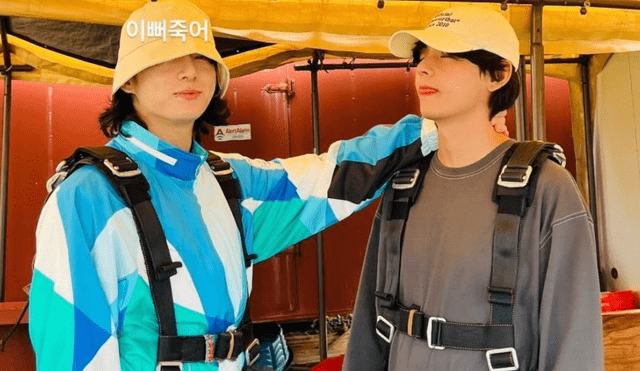 Jungkook y Tahyung demostraron ser buenos amigos a lo largo de los 10 años del grupo. Foto: composición LR/Instagram THV