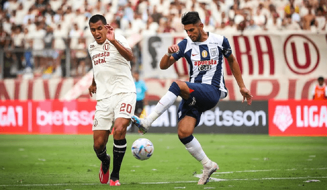 La última vez que Universitario y Alianza Lima se enfrentaron en el Monumental igualaron 1-1. Foto: Universitario