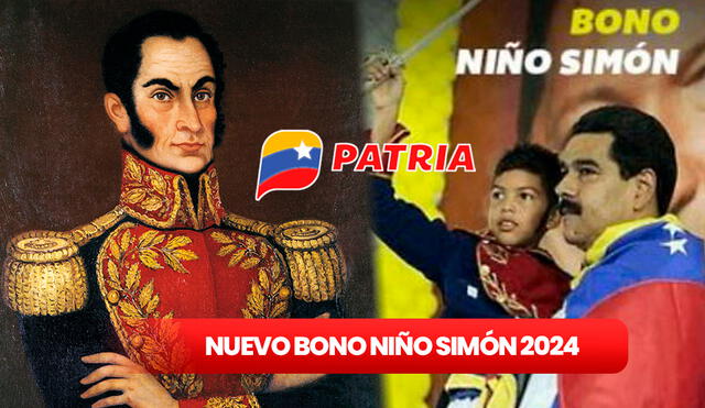 El natalicio de Simón Bolívar y el Día del Niño llega con un Nuevo Bono de la Patria a Venezuela. Foto: composición LR/Patria.