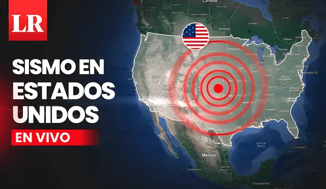 Último sismo registrado en Estados Unidos por el USGS. Foto: Composición LR