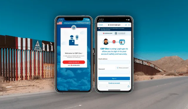 El Departamento de Seguridad Nacional (DHS) de Estados Unidos cuenta con la herramienta CBP One para ayudar a los migrantes que deseen ingresar al país norteamericano. Foto: composición LR/LA Times/DHS