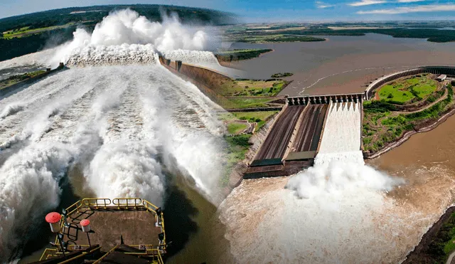 Esta represa sudamericana fue nombrada una de las "Siete Maravillas del Mundo Moderno" por la Sociedad Americana de Ingenieros Civiles en 1995. Foto: composición LR/Itaipú Binacional